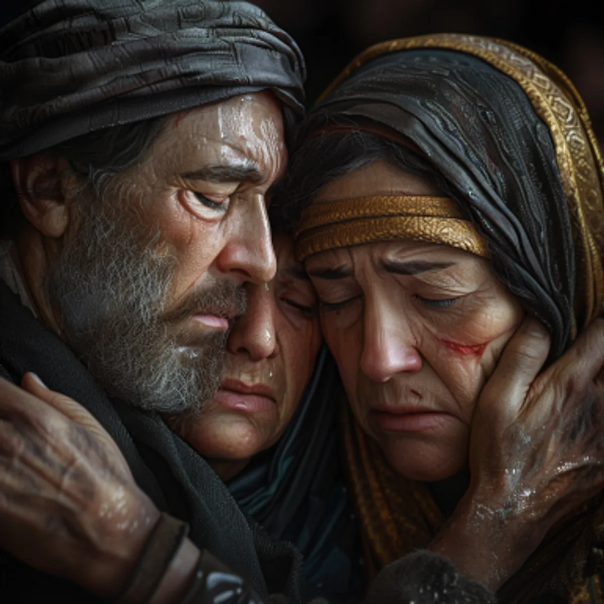 Giăng 19:26 - Ðức Chúa Jêsus thấy mẹ mình, và một môn đồ Ngài yêu đứng gần người, thì nói cùng mẹ rằng: Hỡi đờn bà kia, đó là con của ngươi!