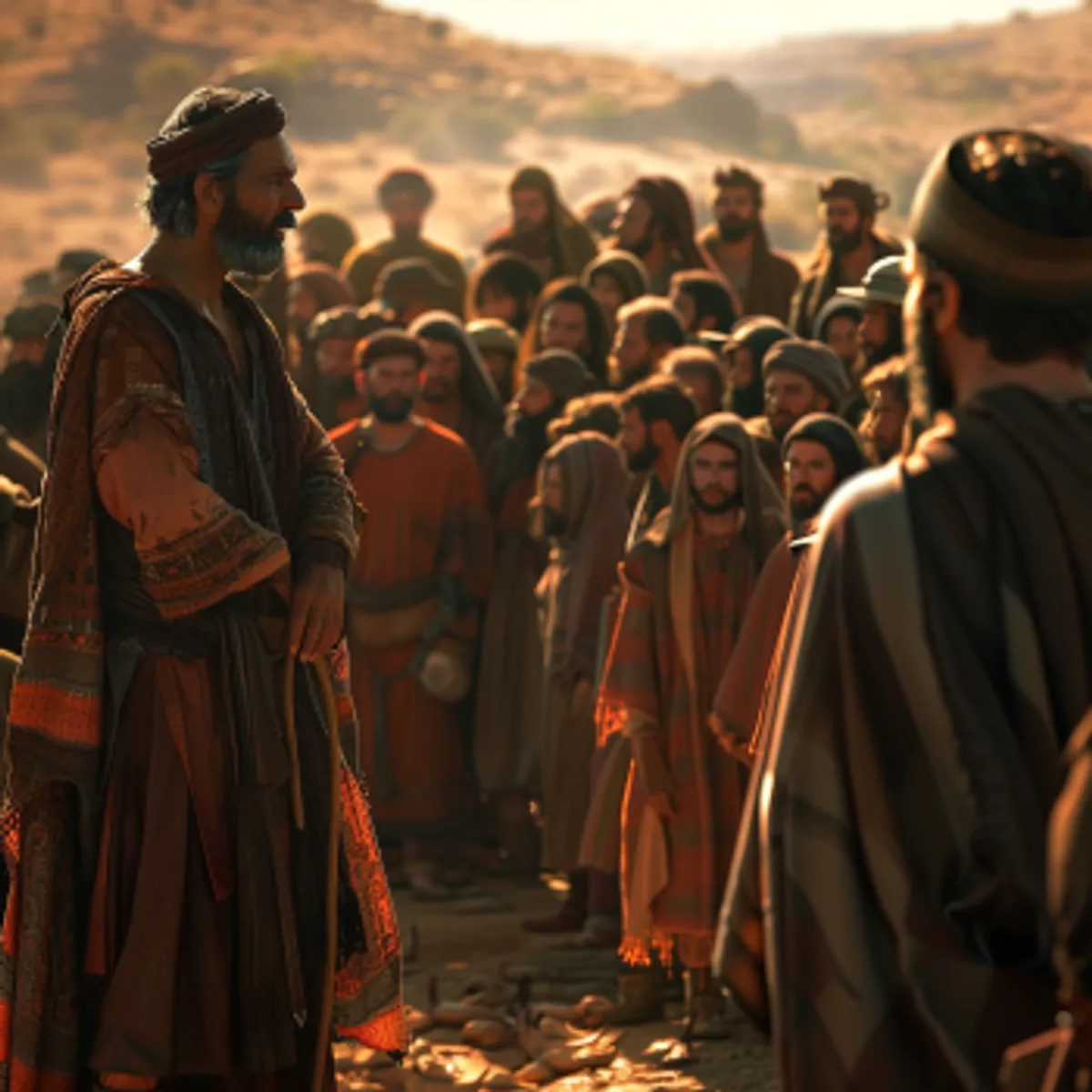 Josué 1:12 - E falou Josué aos rubenitas, e aos gaditas, e à meia tribo de Manassés, dizendo: