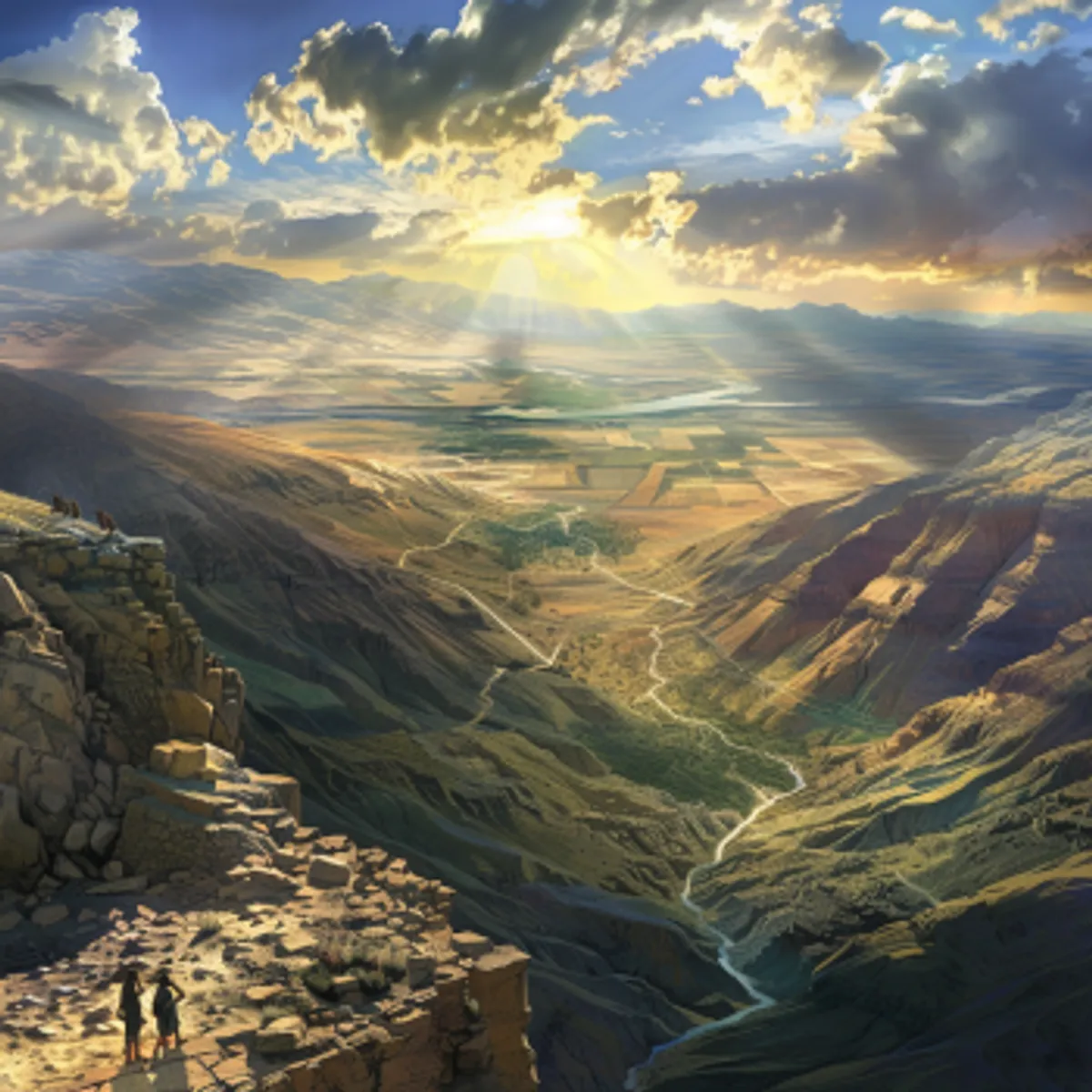 Josué 1:4 - Desde o deserto e desde este Líbano até ao grande rio, o rio Eufrates, toda a terra dos heteus e até o grande mar para o poente do sol será o vosso termo.