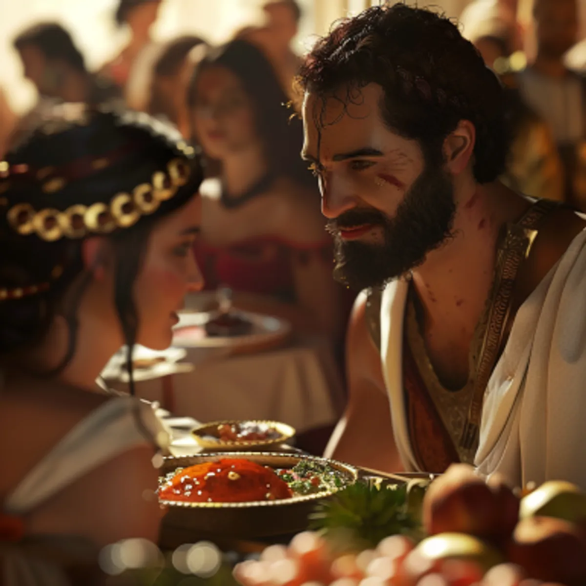 Bírák 14:12 - És monda nékik Sámson: Hadd vessek elõtökbe egy találós mesét, ha azt megfejtitek nékem a lakodalom hét napja alatt és kitaláljátok; adok néktek harmincz inget és harmincz öltözõ ruhát;