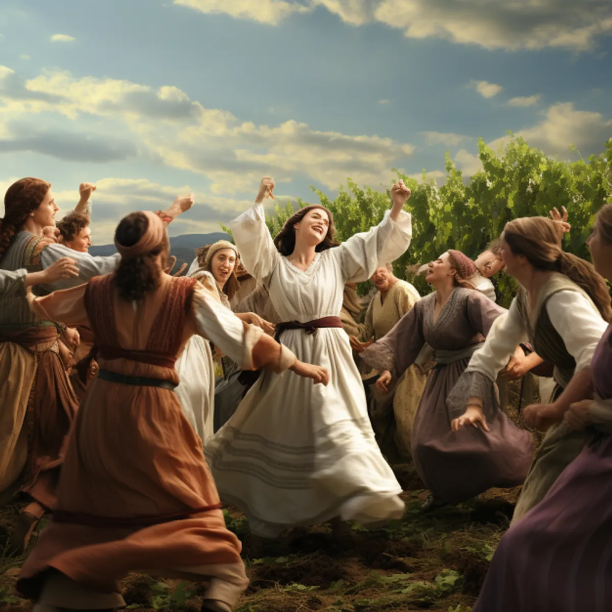 Judges 21 - Capture of Wives for the Benjamites