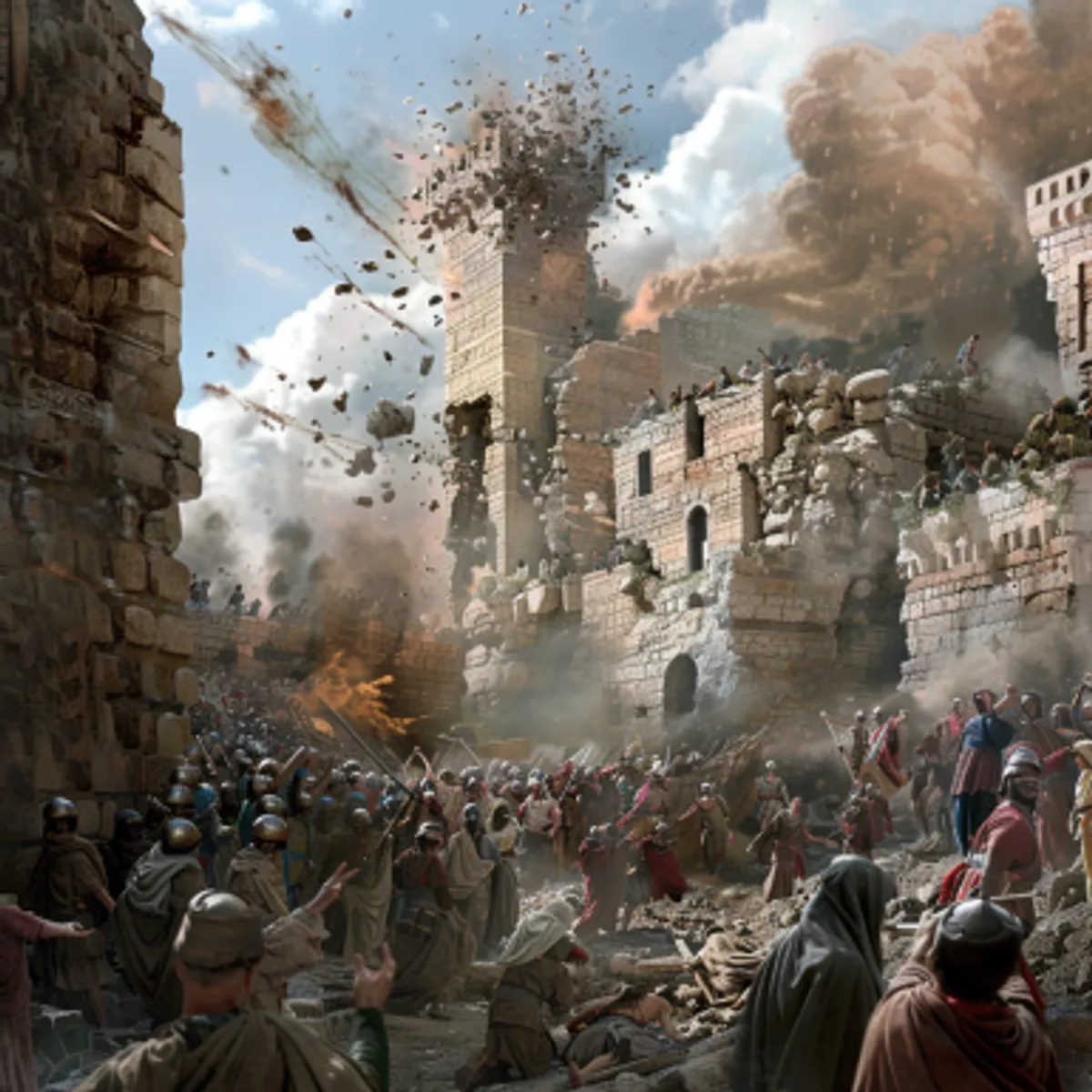 士師記 9:53 - 一人の婦アビメレクの頭に磨石の上層石を投げてその腦骨を碎けり