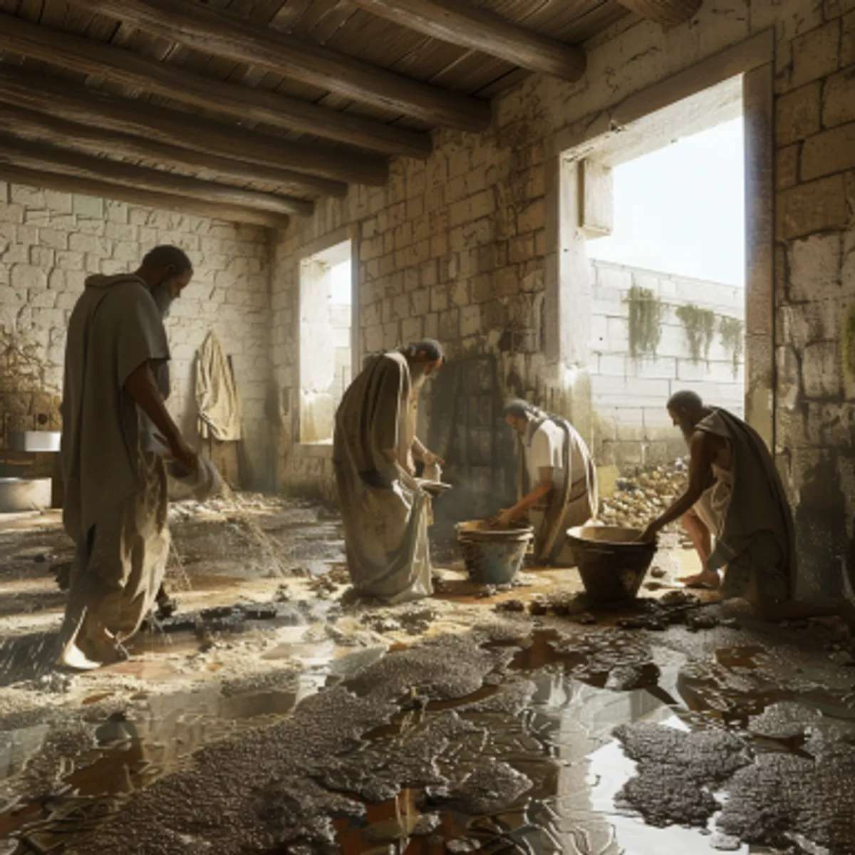 Левит. 13:48 - или на основе, или на утоке из льна или шерсти, или на коже, или на каком-нибудь изделии кожаном,