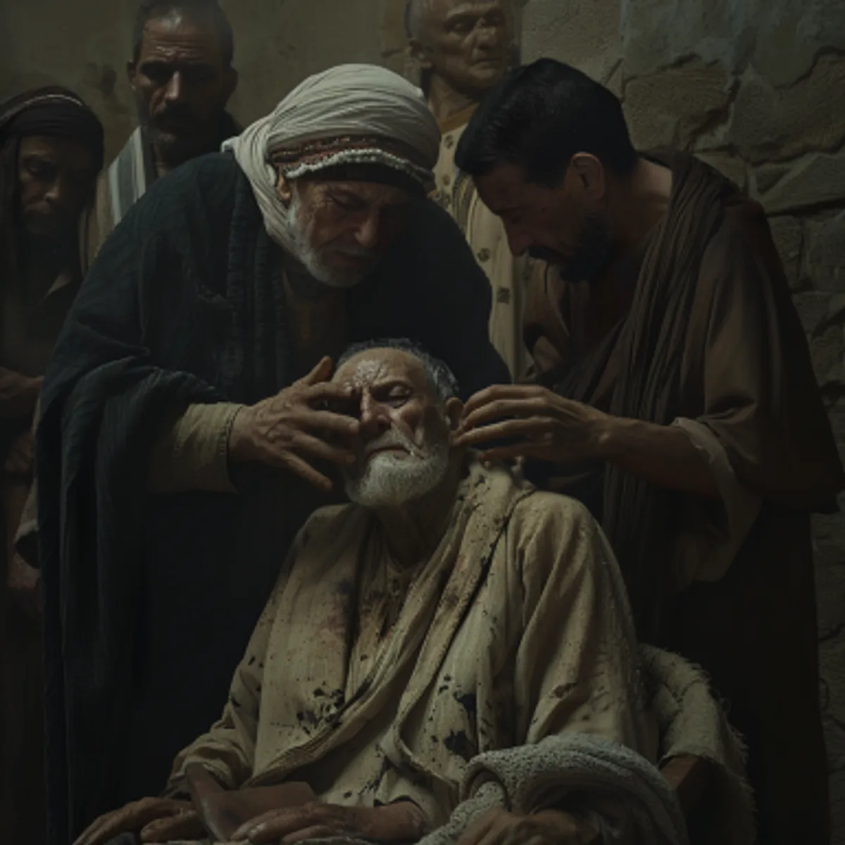 Левит. 13:9 - Если будет на ком язва проказы, то должно привести его к священнику;