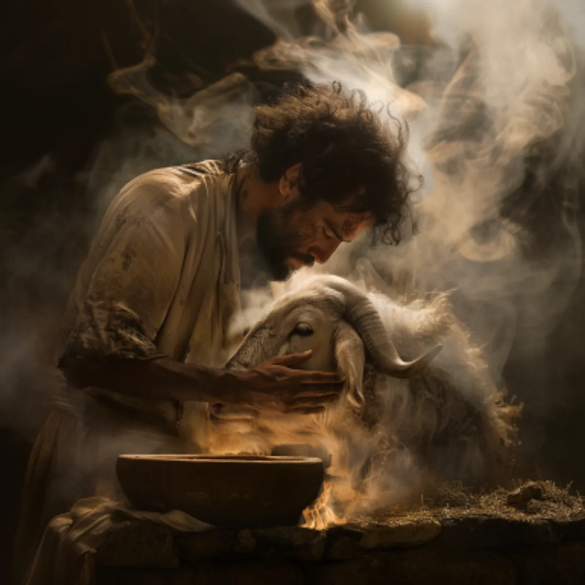 Levīša grāmatas 1:3 - Ja viņa upuris ir dedzināms upuris no lieliem lopiem, tad būs upurēt vērsi, kas bez vainas; priekš saiešanas telts durvīm viņam to būs upurēt, ka tas Tam Kungam labi patīk.