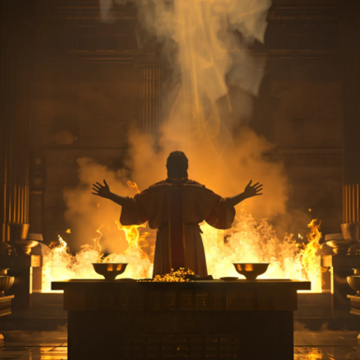 Lévitique 3:7 - S'il offre en sacrifice un agneau, il le présentera devant l'Eternel.