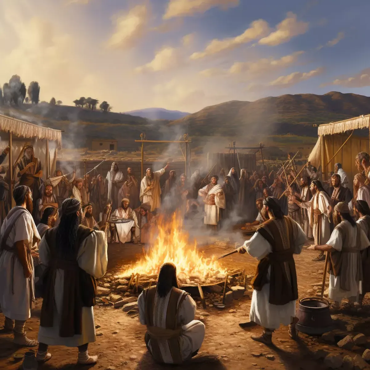 Leviticus 6 - Az égőáldozat törvénye