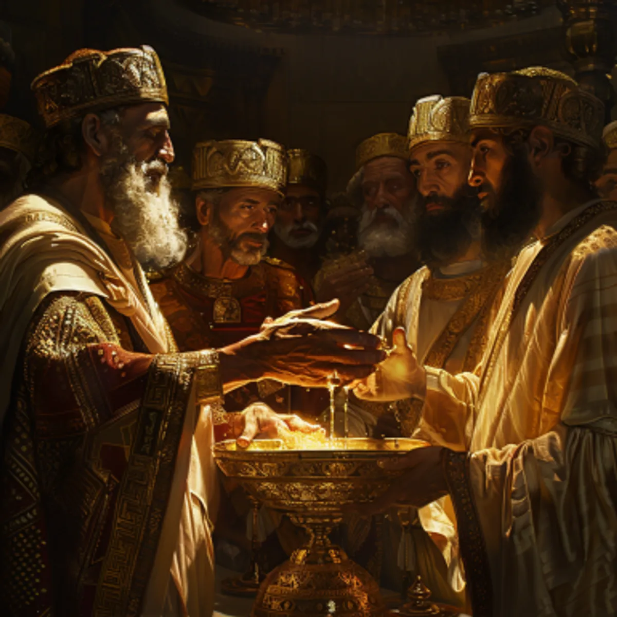 Leviticus 6:19 - Wijders sprak de HEERE tot Mozes, zeggende: