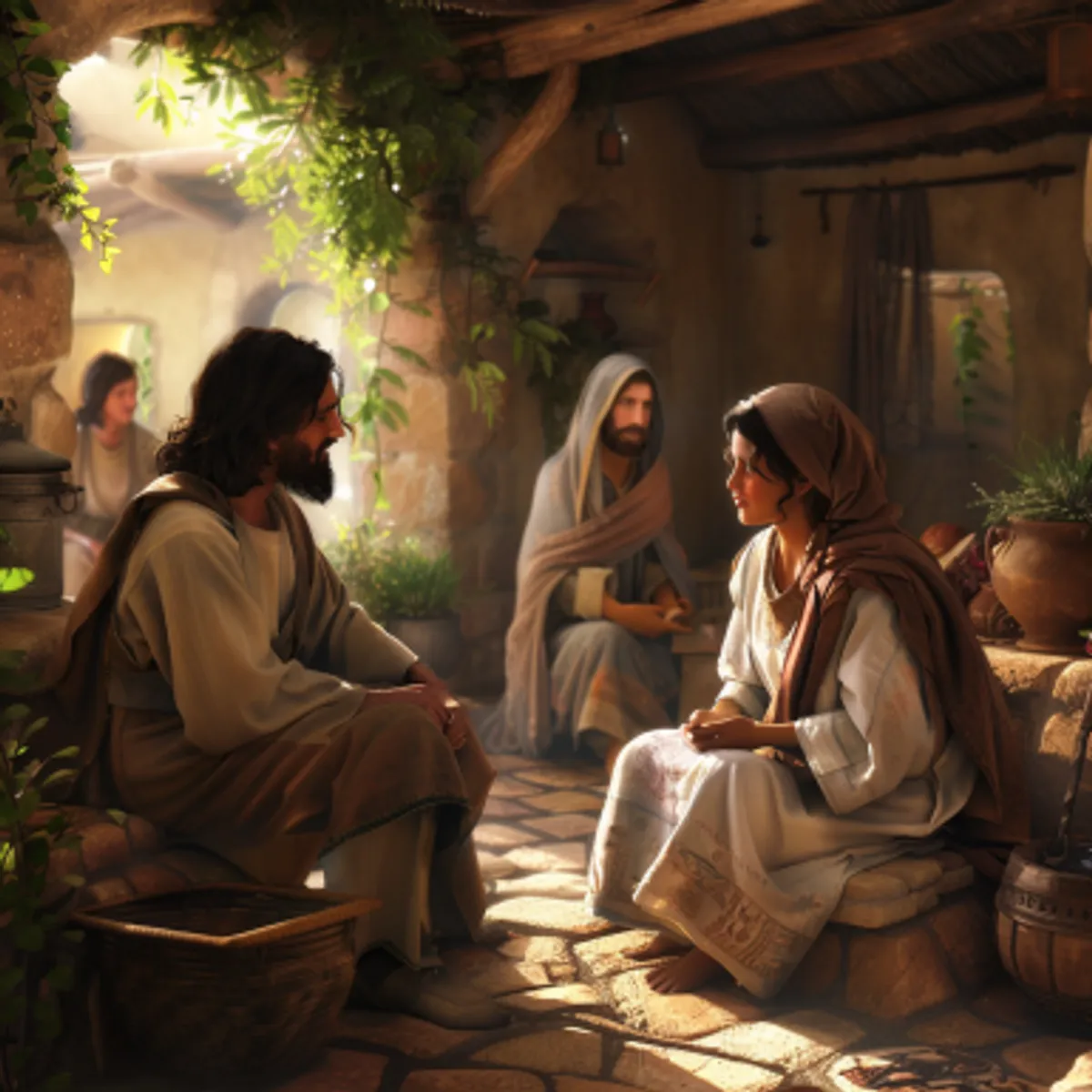 Lukáš 10:39 - A ta měla sestru, jménem Mariji, kterážto seděci u noh Ježíšových, poslouchala slova jeho.