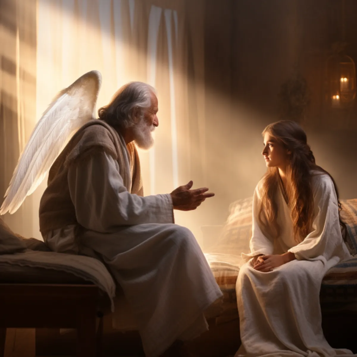 Lu-ca 1:26 - Ðến tháng thứ sáu, Ðức Chúa Trời sai thiên sứ Gáp-ri-ên đến thành Na-xa-rét, xứ Ga-li-lê,