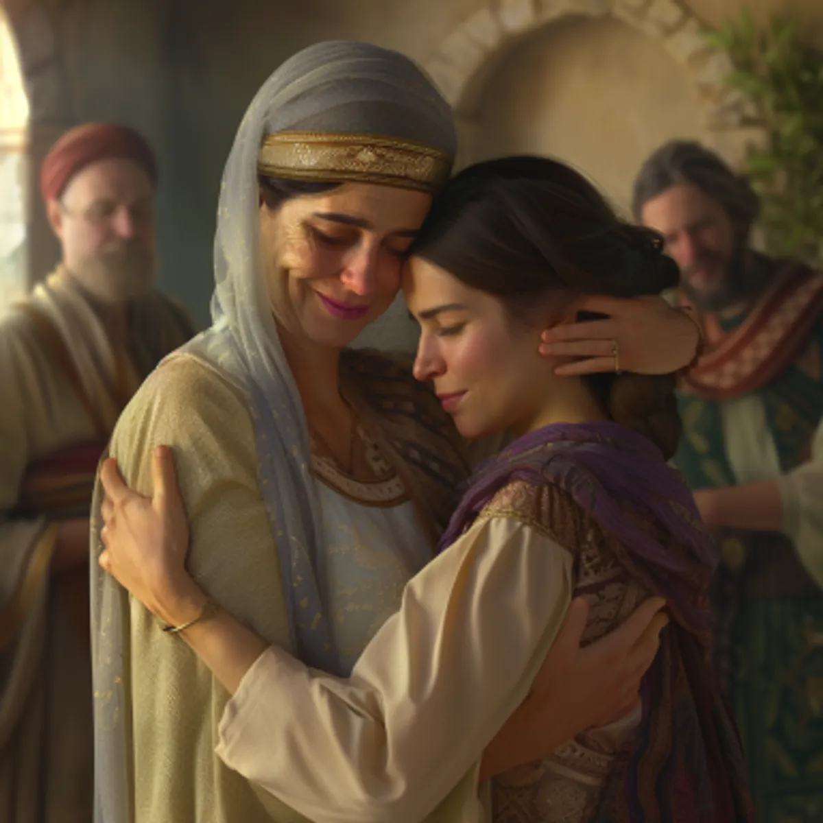 Lu-ca 1:39 - Trong những ngày đó, Ma-ri chờ dậy, lật đật đi trong miền núi, đến một thành về xứ Giu-đa,