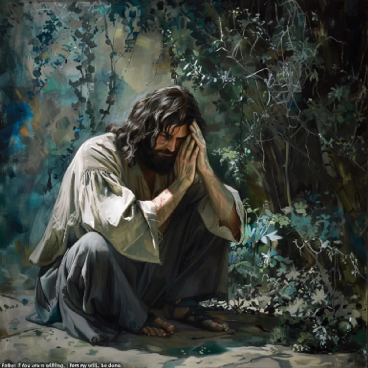 Lu-ca 22:42 - rằng: Lạy Cha, nếu Cha muốn, xin cất chén nầy khỏi tôi! Dầu vậy, xin ý Cha được nên, chớ không theo ý tôi!