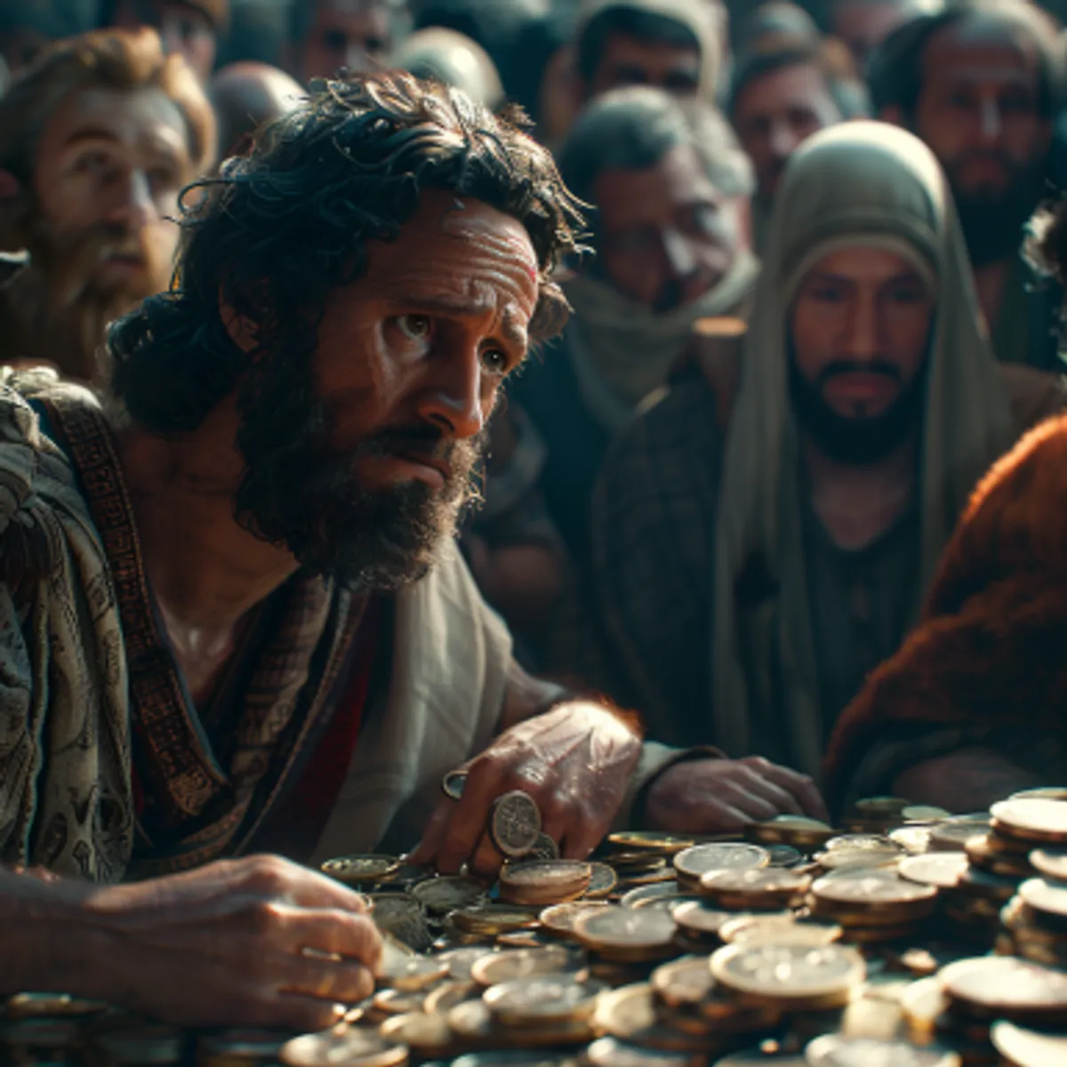 Lu-ca 5:27 - Kế đó, Ðức Chúa Jêsus ra ngoài, thấy một người thâu thuế, tên là Lê-vi, đương ngồi tại sở thâu thuế. Ngài phán cùng người rằng: hãy theo ta!