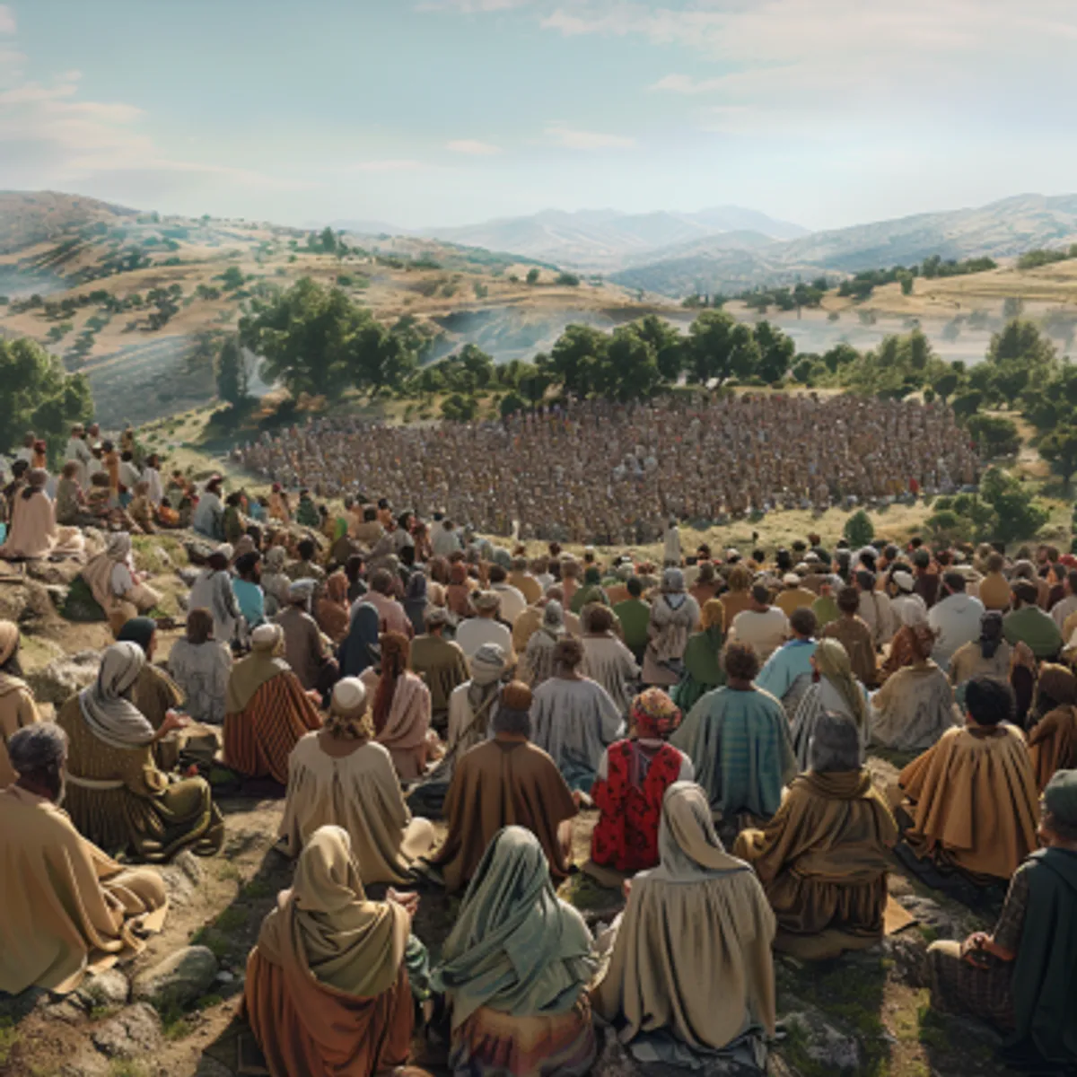 Luca 6:20 - Atunci Isus Şi -a ridicat ochii spre ucenicii Săi, şi a zis: ,,Ferice de voi, cari sînteţi săraci, pentrucă Împărăţia lui Dumnezeu este a voastră!