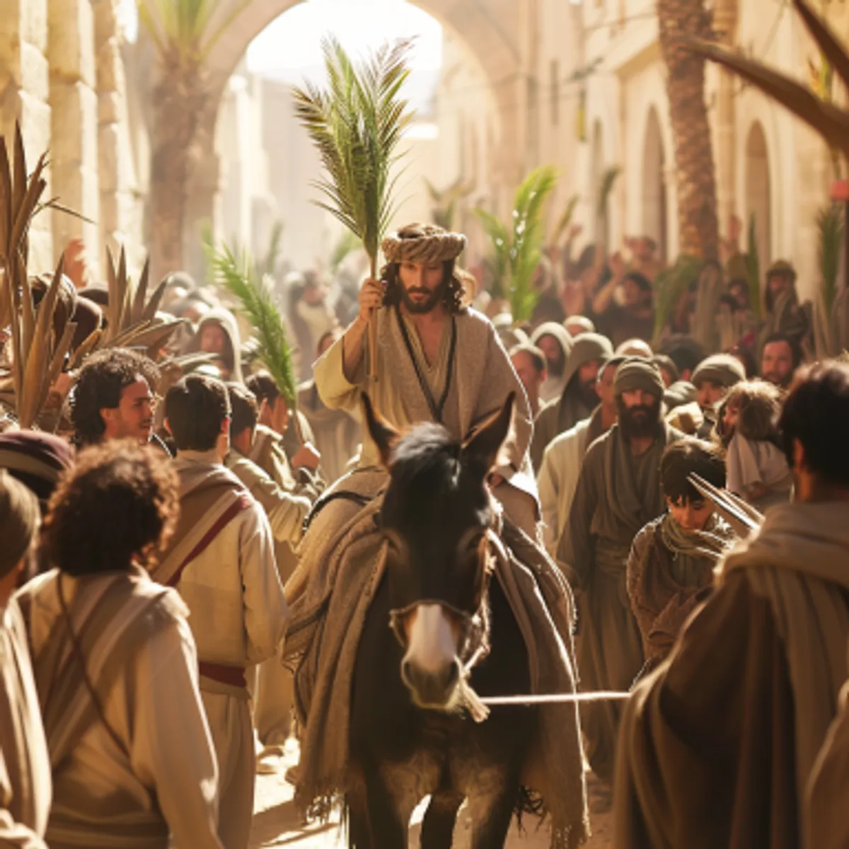 Mārkus 11:1 - Un kad tie tuvu pie Jeruzālemes nāca, pie Betfagas un Betanijas pie Eļļas kalna, tad Viņš sūtīja divus no Saviem mācekļiem,