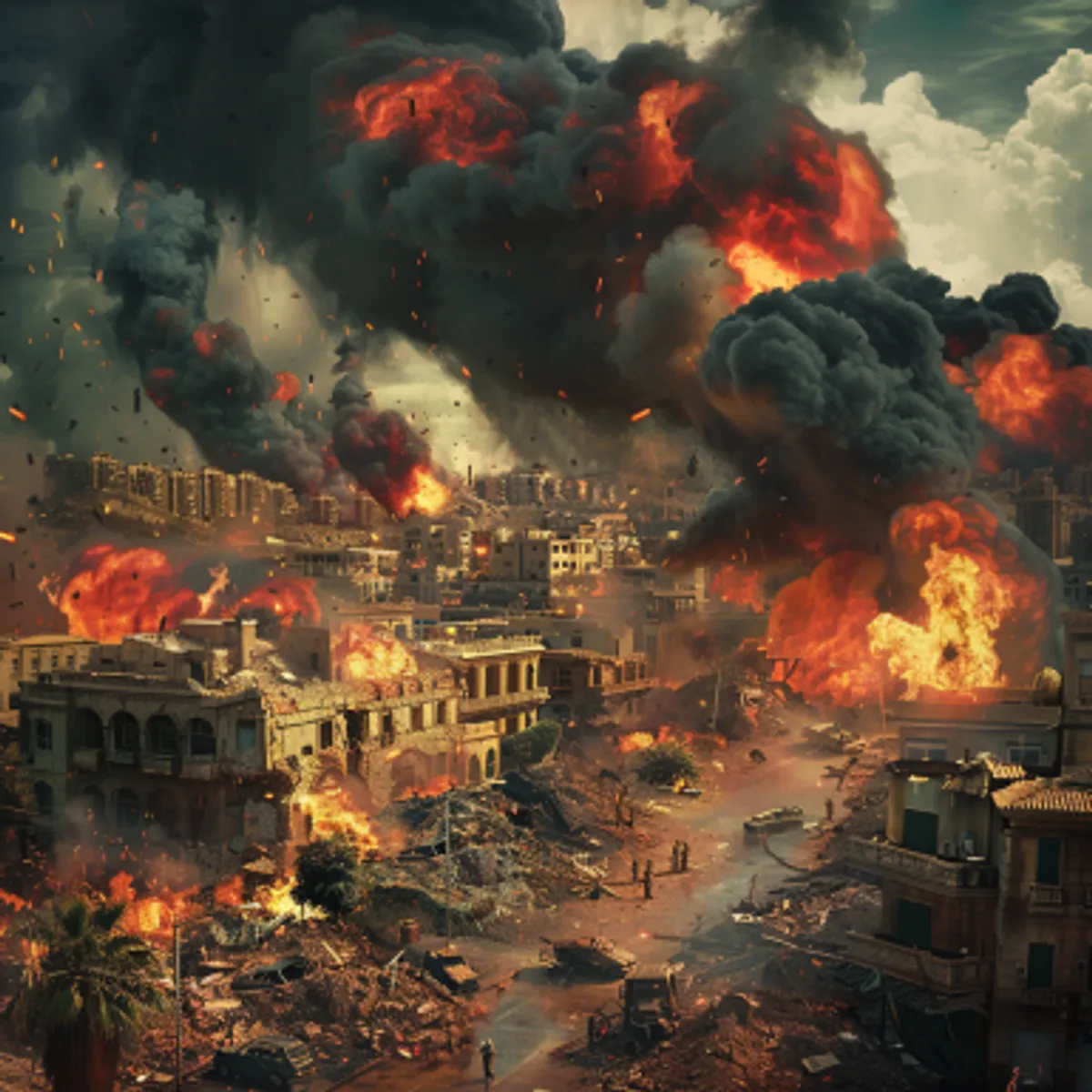 Марк 13:8 - Ибо восстанет народ на народ и царство на царство; и будут землетрясения по местам, и будут глады и смятения. Это - начало болезней.