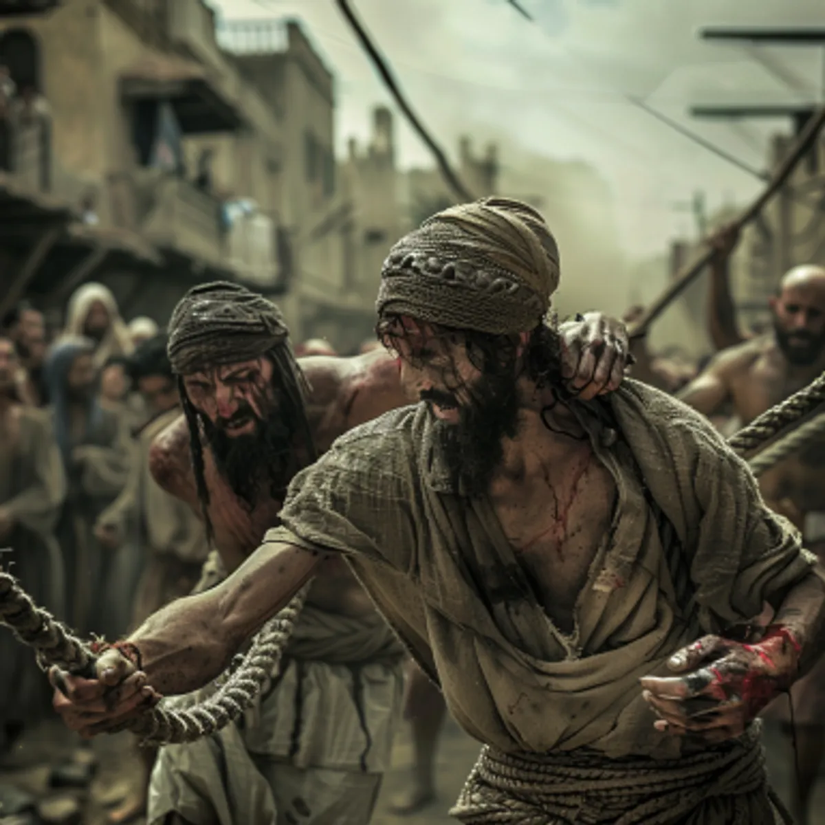 Марк 13:9 - Но вы смотрите за собою, ибо вас будут предавать в судилища и бить в синагогах, и перед правителями и царями поставят вас за Меня, для свидетельства перед ними.