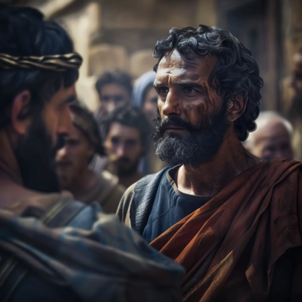 Marcos 14:61 - Mas él callaba, y nada respondía. El sumo sacerdote le volvió á preguntar, y le dice: ¿Eres tú el Cristo, el Hijo del Bendito?