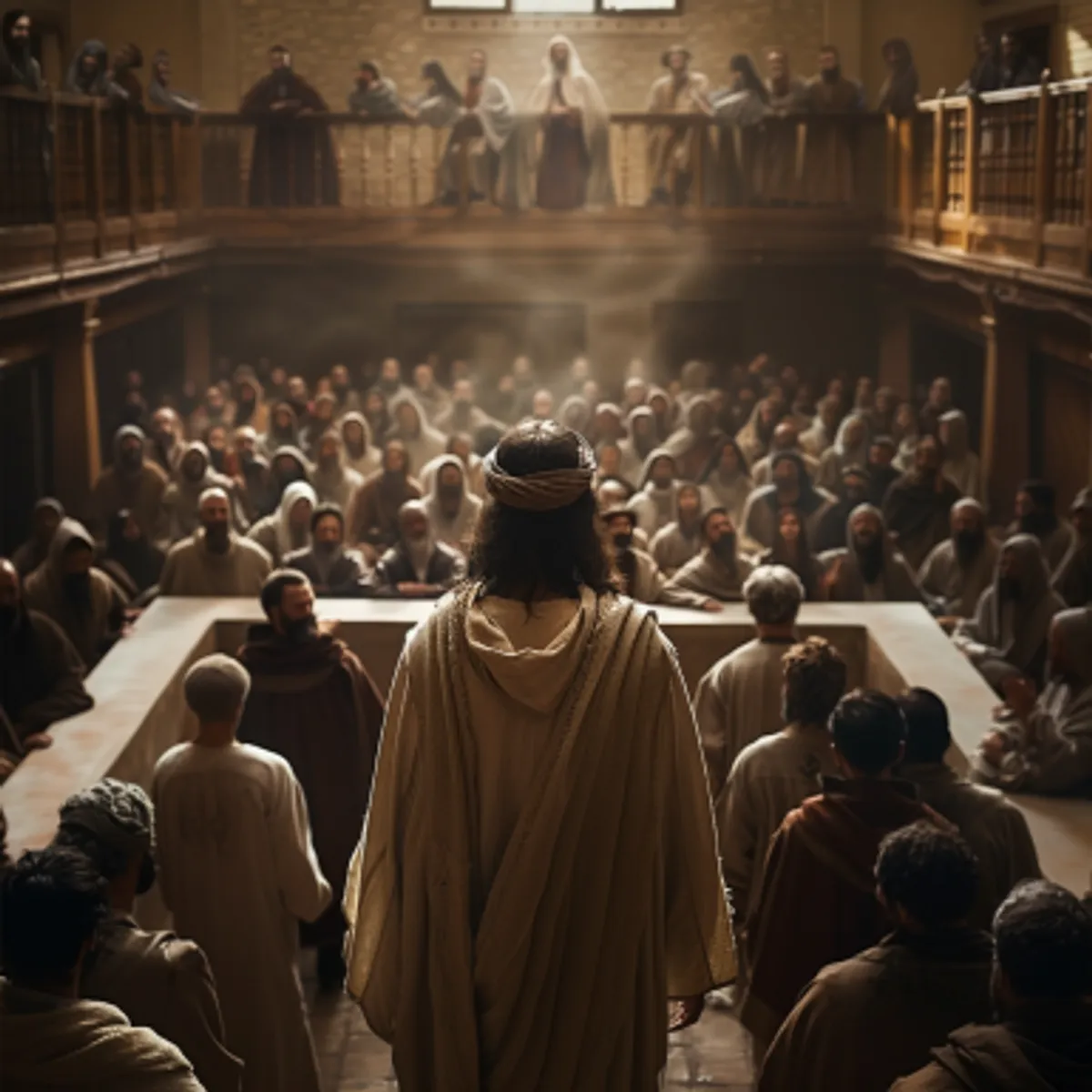 Marcos 14:64 - Oído habéis la blasfemia: ¿qué os parece? Y ellos todos le condenaron ser culpado de muerte.