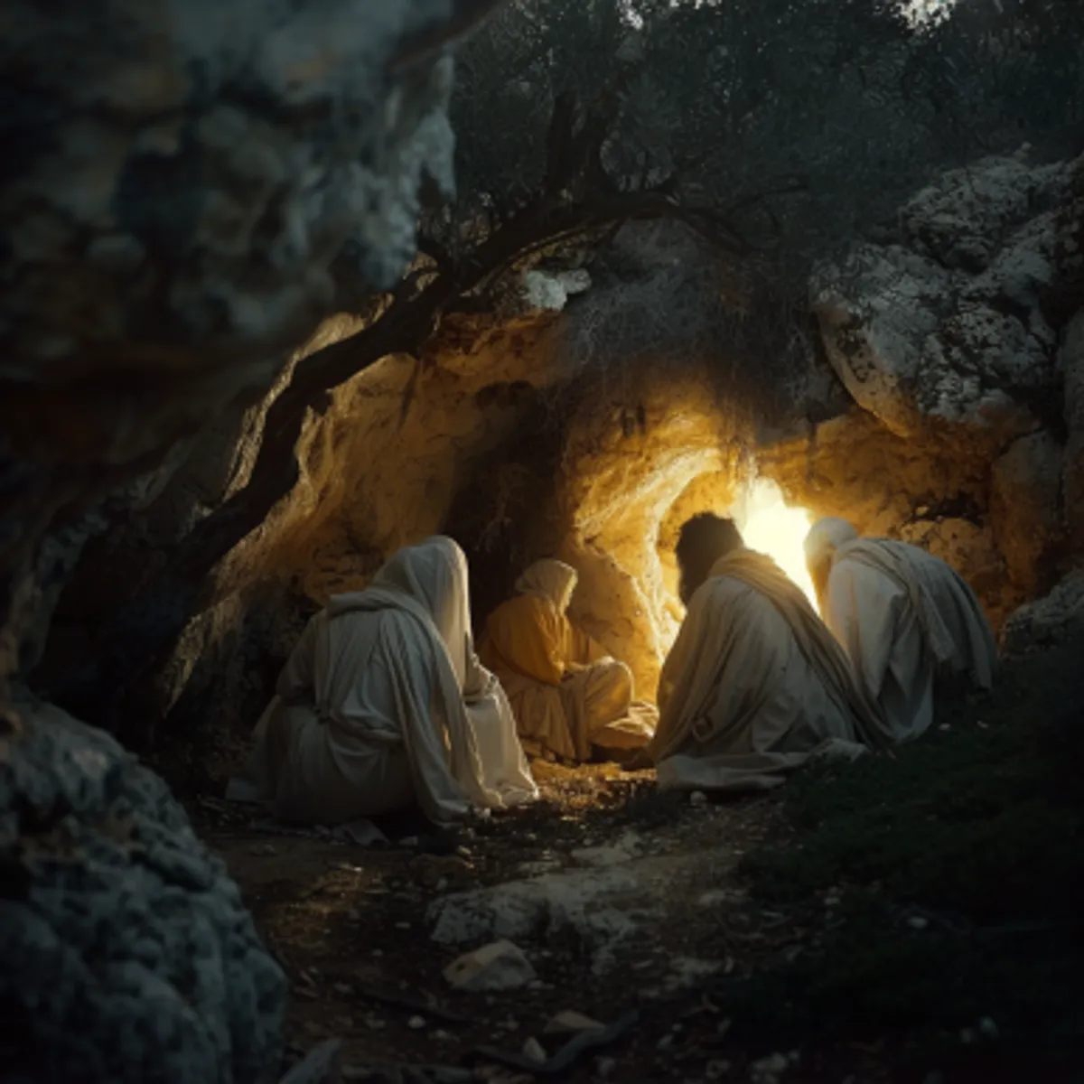 Марк 16:4 - И, взглянув, видят, что камень отвален; а он был весьма велик.