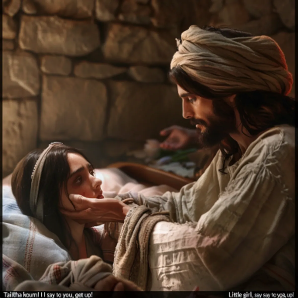 मार्क ग्रंथ 5:42 - और लड़की तुरन्त उठकर चलने फिरने लगी; क्योंकि वह बारह वर्ष की थी। और इस पर लोग बहुत चकित हो गए।