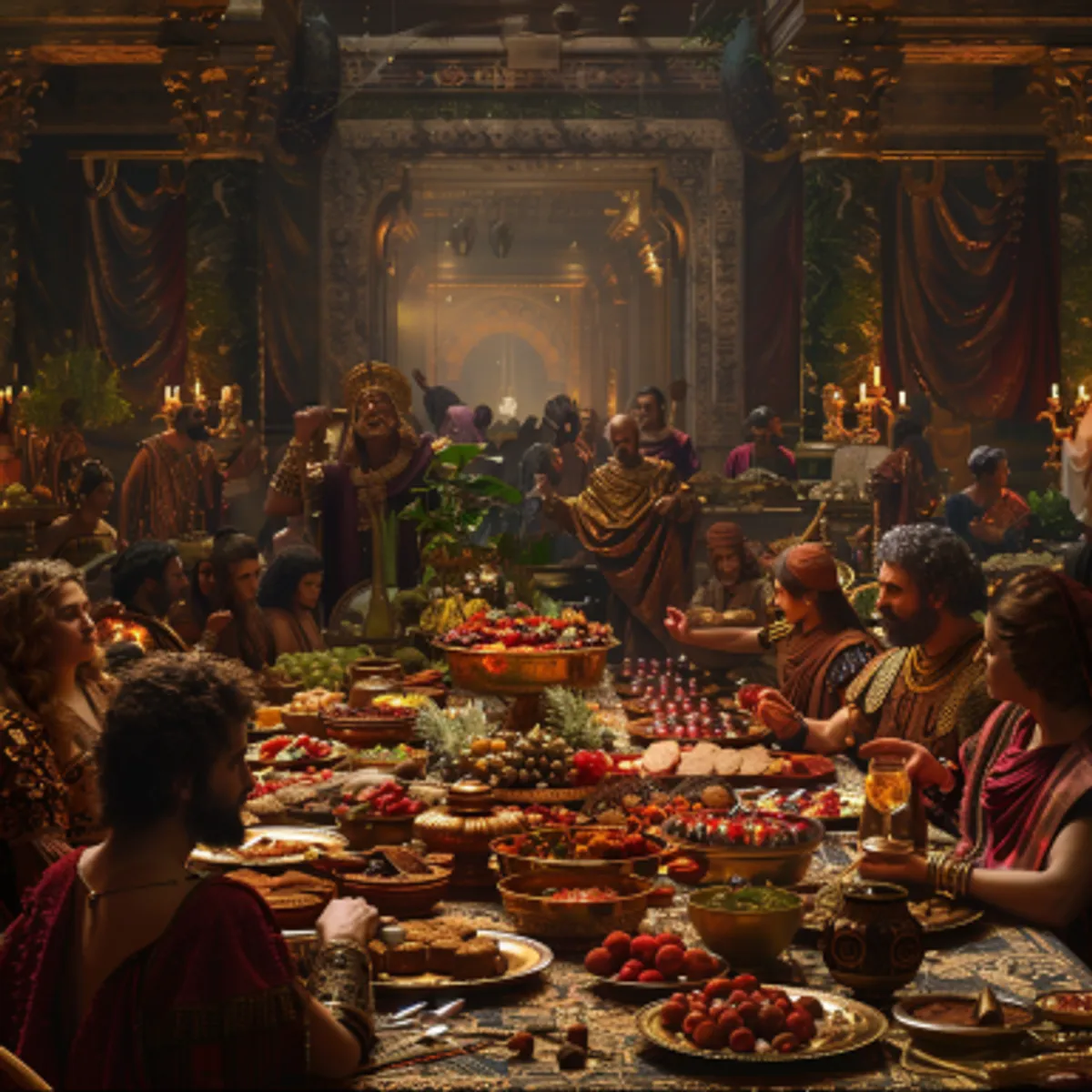 Marc 6:21 - Totuş a venit o zi cu bun prilej, cînd Irod îşi prăznuia ziua naşterii, şi a dat un ospăţ boierilor săi, mai marilor oastei şi fruntaşilor Galileii.