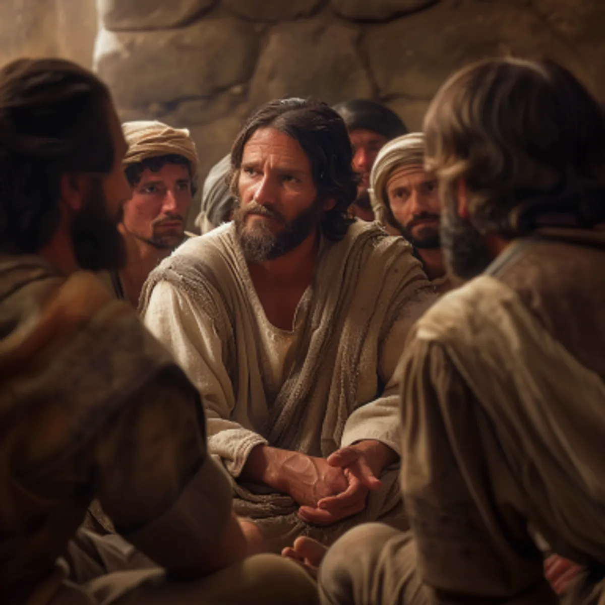 Matthieu 13:47 - Le royaume des cieux est encore semblable à un filet jeté dans la mer et ramassant des poissons de toute espèce.