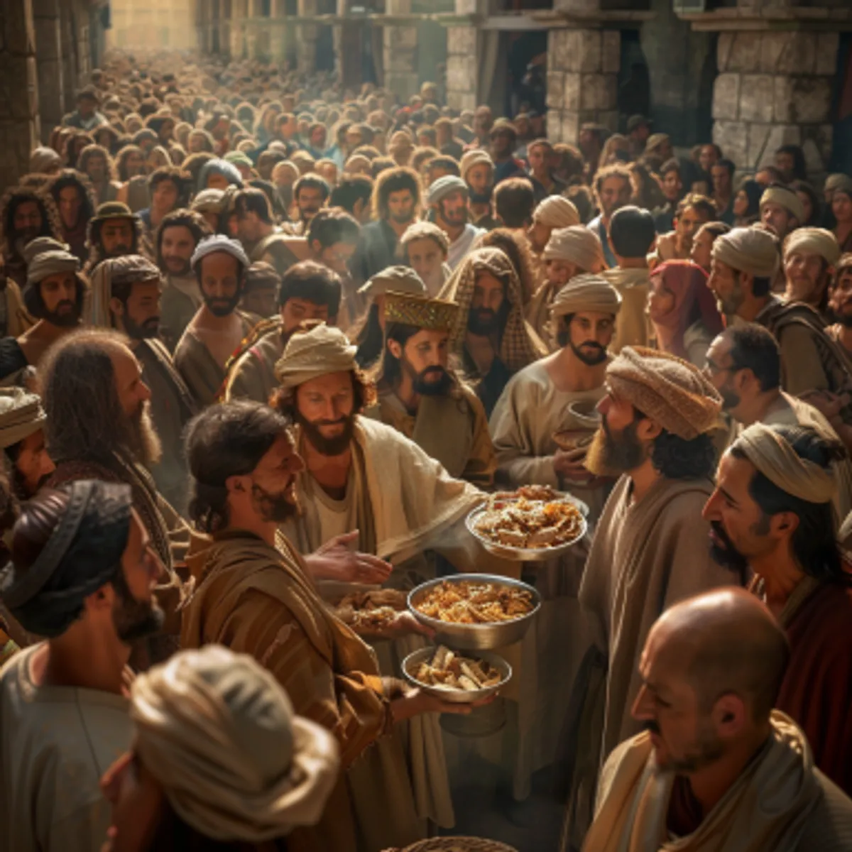 Matthieu 15:32 - Jésus, ayant appelé ses disciples, dit: Je suis ému de compassion pour cette foule; car voilà trois jours qu'ils sont près de moi, et ils n'ont rien à manger. Je ne veux pas les renvoyer à jeun, de peur que les forces ne leur manquent en chemin.