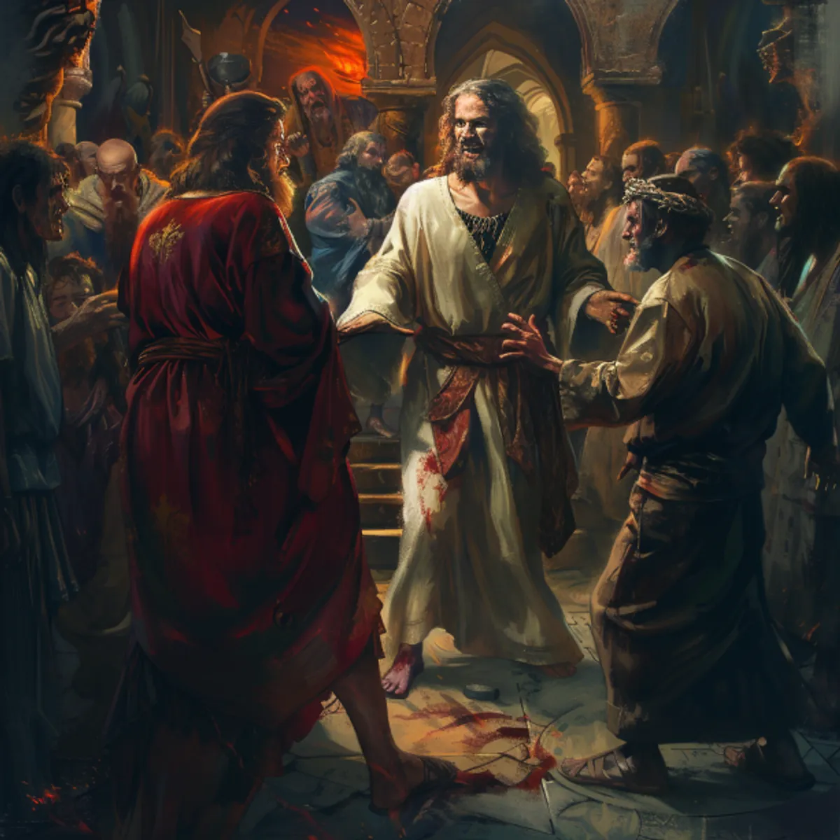 Matthieu 17:18 - Jésus parla sévèrement au démon, qui sortit de lui, et l'enfant fut guéri à l'heure même.