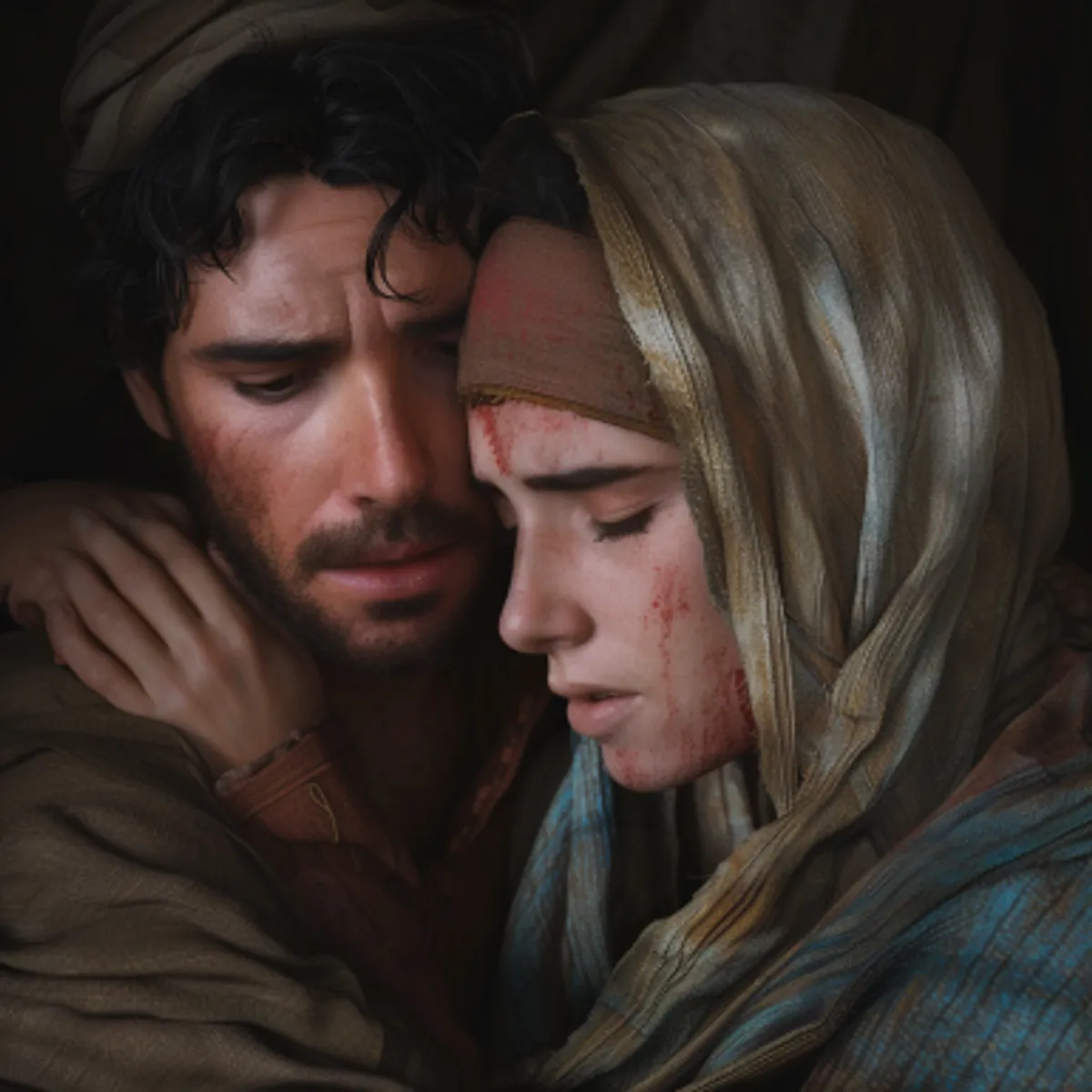 Matthieu 1:18 - Voici de quelle manière arriva la naissance de Jésus-Christ. Marie, sa mère, ayant été fiancée à Joseph, se trouva enceinte, par la vertu du Saint-Esprit, avant qu'ils eussent habité ensemble.