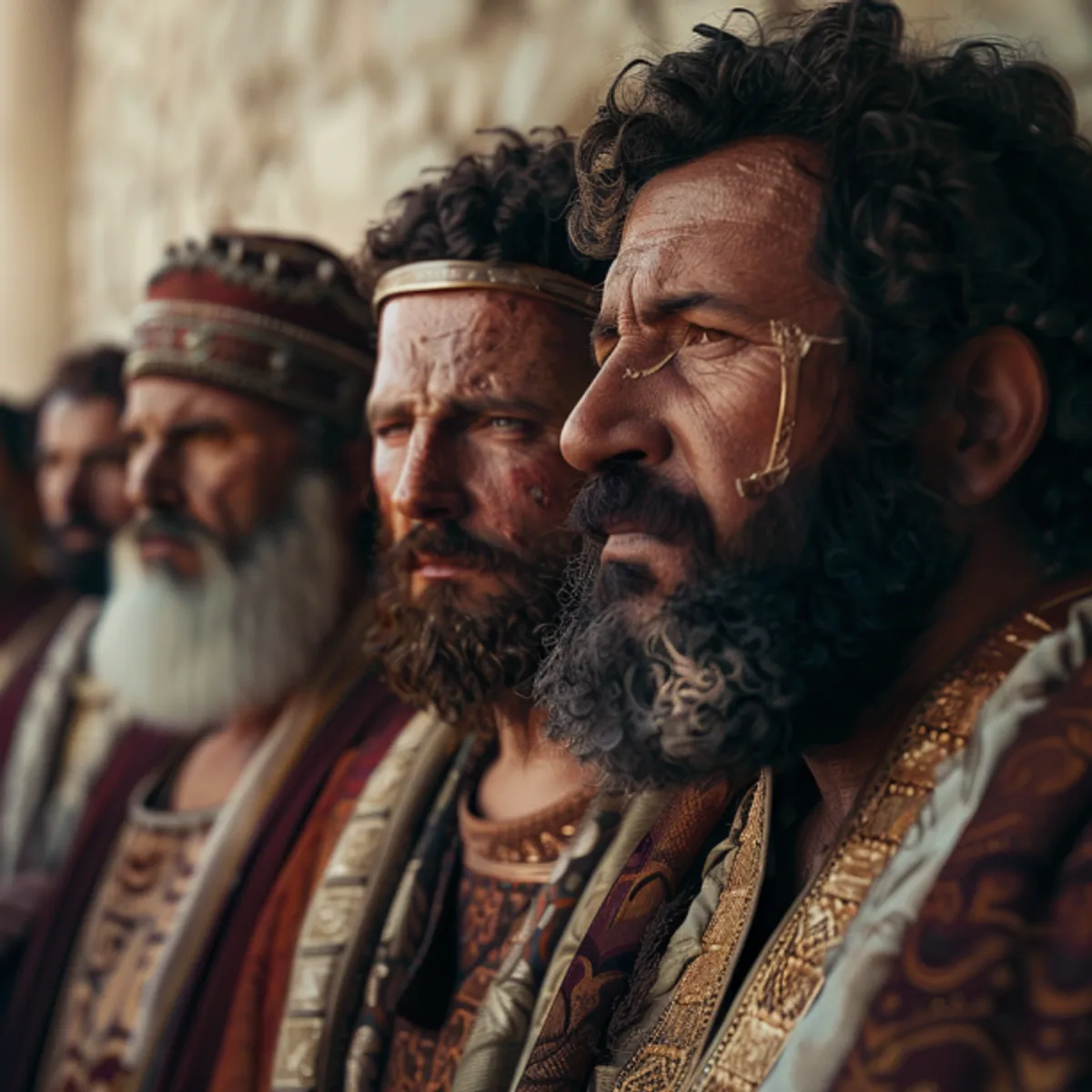 Matthieu 1:1 - Généalogie de Jésus-Christ, fils de David, fils d'Abraham.