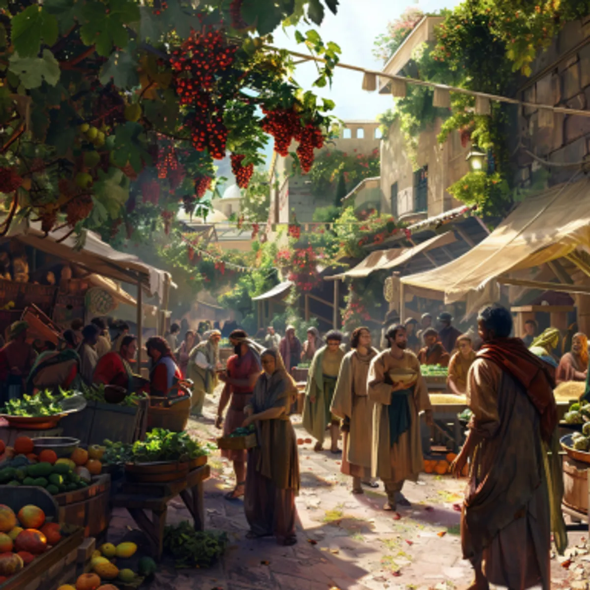 Matthieu 20:2 - Il convint avec eux d'un denier par jour, et il les envoya à sa vigne.