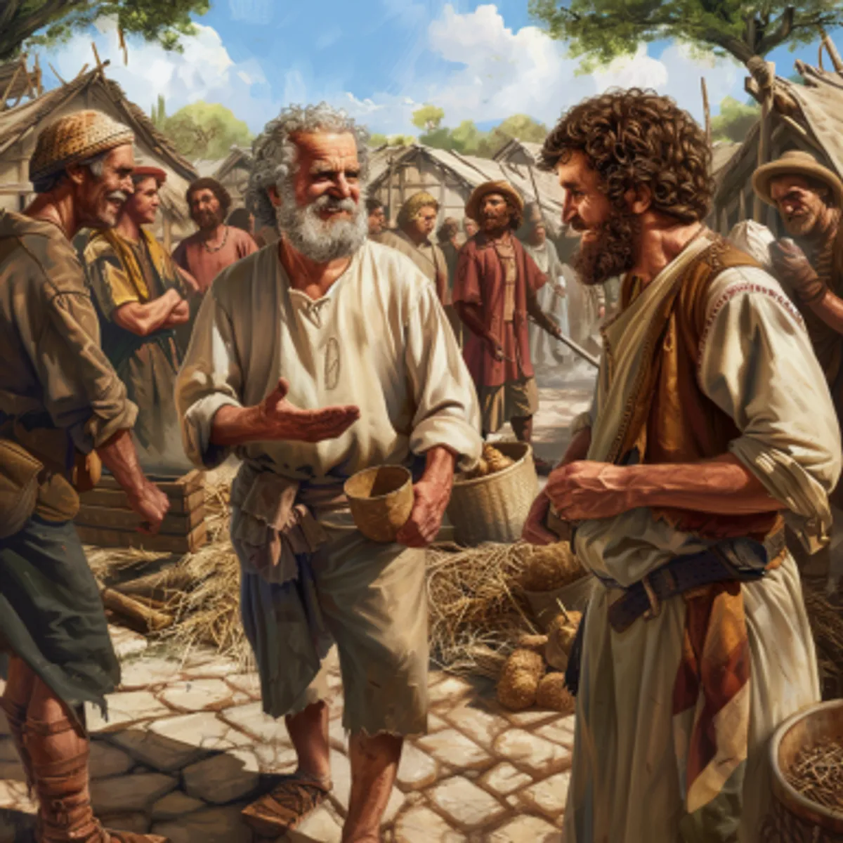 Matthieu 20:3 - Il sortit vers la troisième heure, et il en vit d'autres qui étaient sur la place sans rien faire.