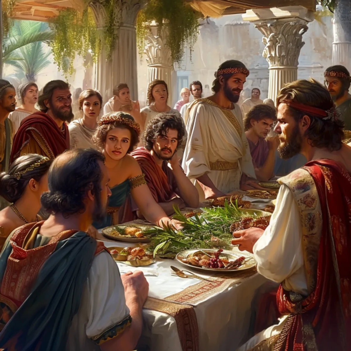 Mateo 22 - Parábolas del banquete de bodas y los impuestos a César