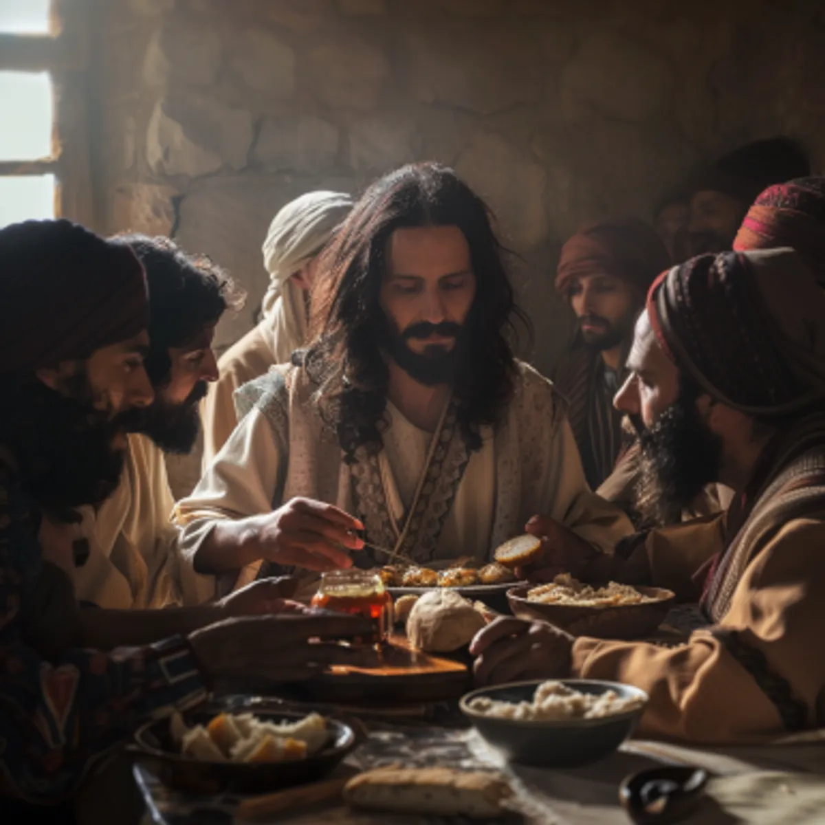 Matthieu 26:17 - Le premier jour des pains sans levain, les disciples s'adressèrent à Jésus, pour lui dire: Où veux-tu que nous te préparions le repas de la Pâque?