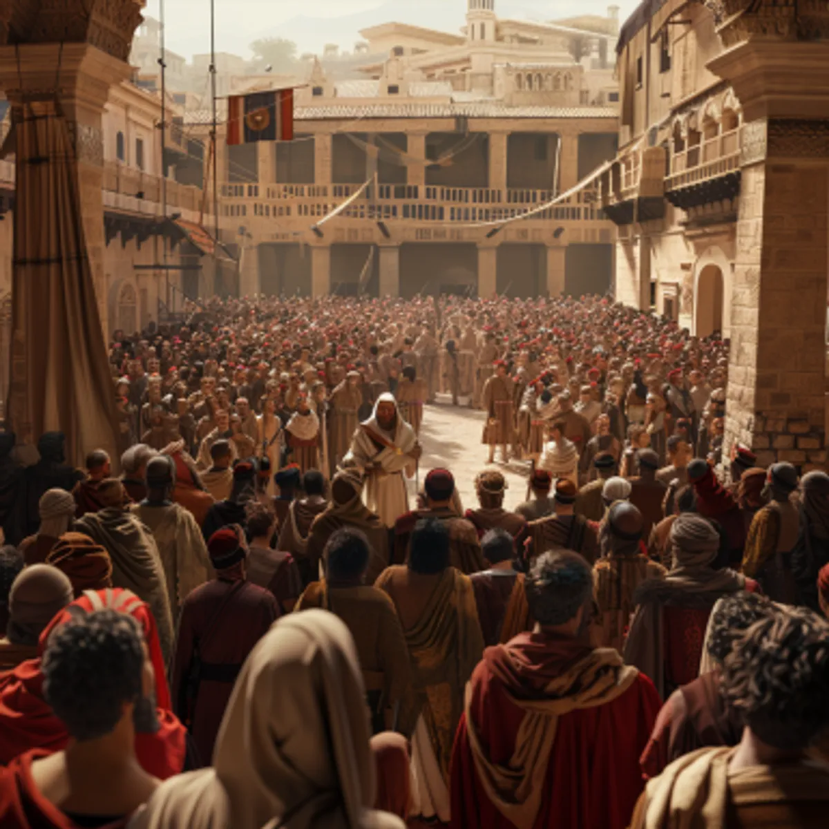 마태복음 27:20 - 대제사장들과 장로들이 무리를 권하여 바라바를 달라 하게 하고 예수를 멸하자 하게 하였더니