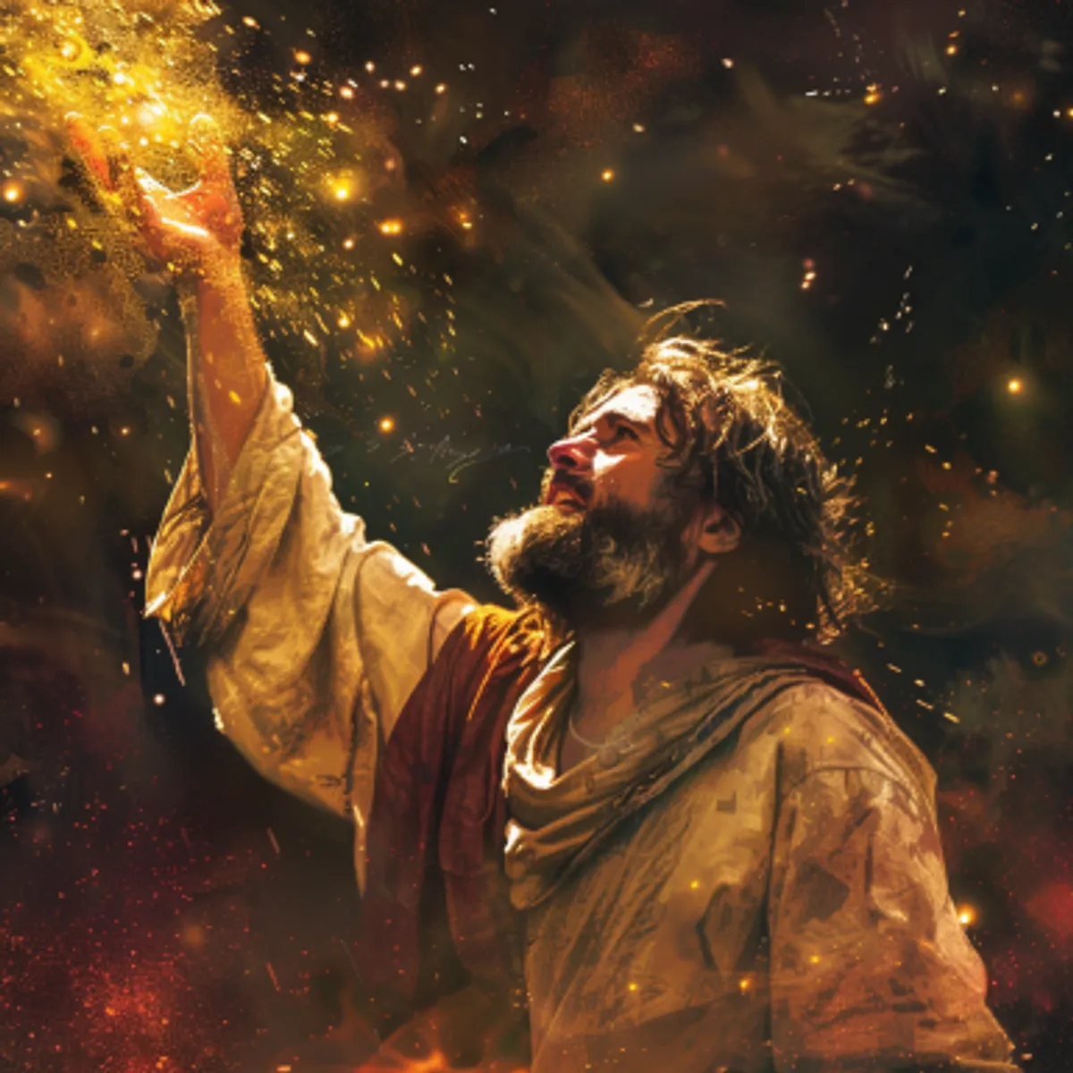 มัทธิว 3:11 - เราให้เจ้าทั้งหลายรับบัพติศมาด้วยน้ำ แสดงว่ากลับใจใหม่ก็จริง แต่พระองค์ผู้จะมาภายหลังเรา ทรงมีอิทธิฤทธิ์ยิ่งกว่าเราอีก ซึ่งเราไม่คู่ควรแม้จะถือฉลองพระบาทของพระองค์ พระองค์จะทรงให้เจ้าทั้งหลายรับบัพติศมาด้วยพระวิญญาณบริสุทธิ์และด้วยไฟ