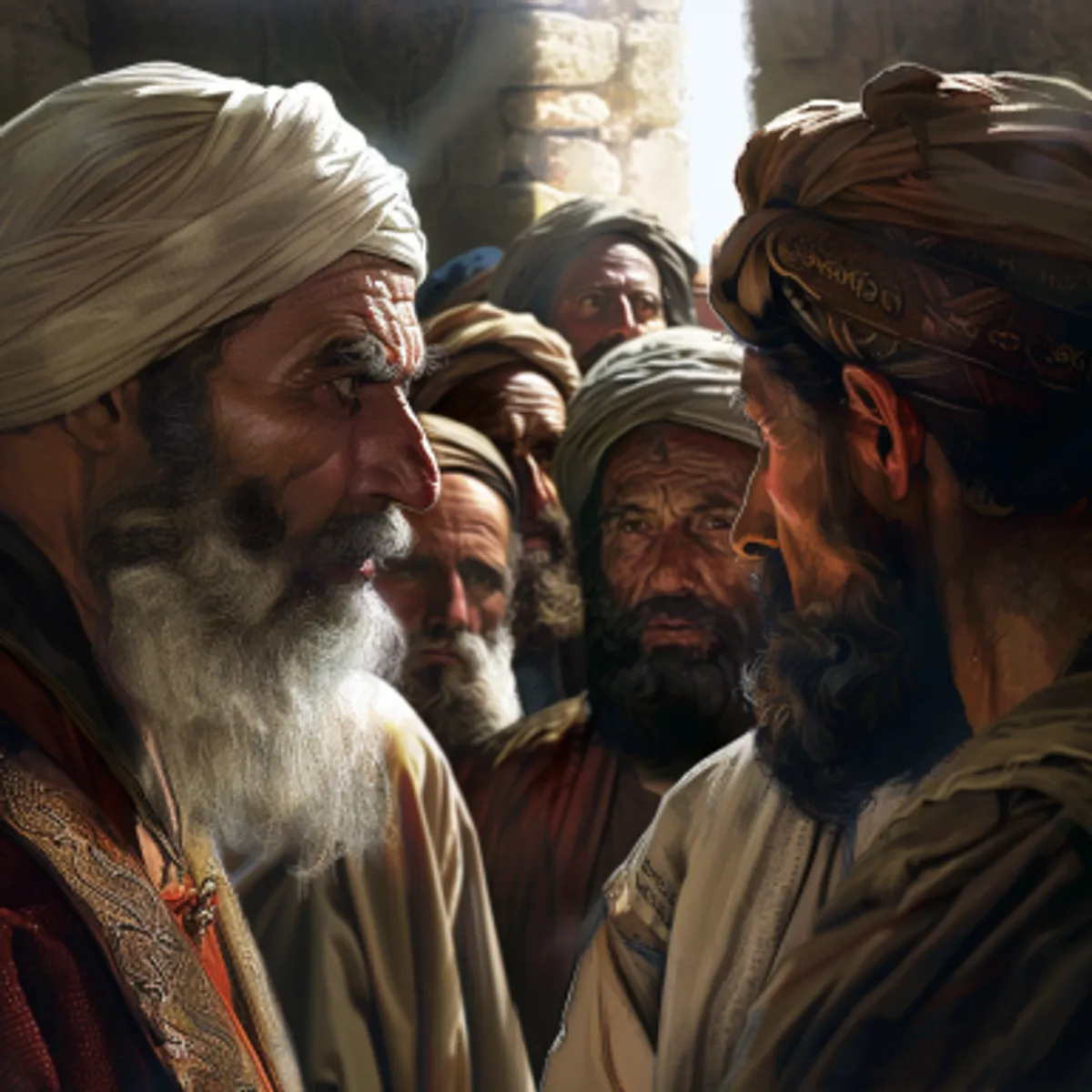 มัทธิว 3:7 - ครั้นยอห์นเห็นพวกฟาริสีและพวกสะดูสีพากันมาเป็นอันมากเพื่อจะรับบัพติศมา ท่านจึงกล่าวแก่เขาว่า "โอ เจ้าชาติงูร้าย ใครได้เตือนเจ้าให้หนีจากพระอาชญาซึ่งจะมาถึงนั้น