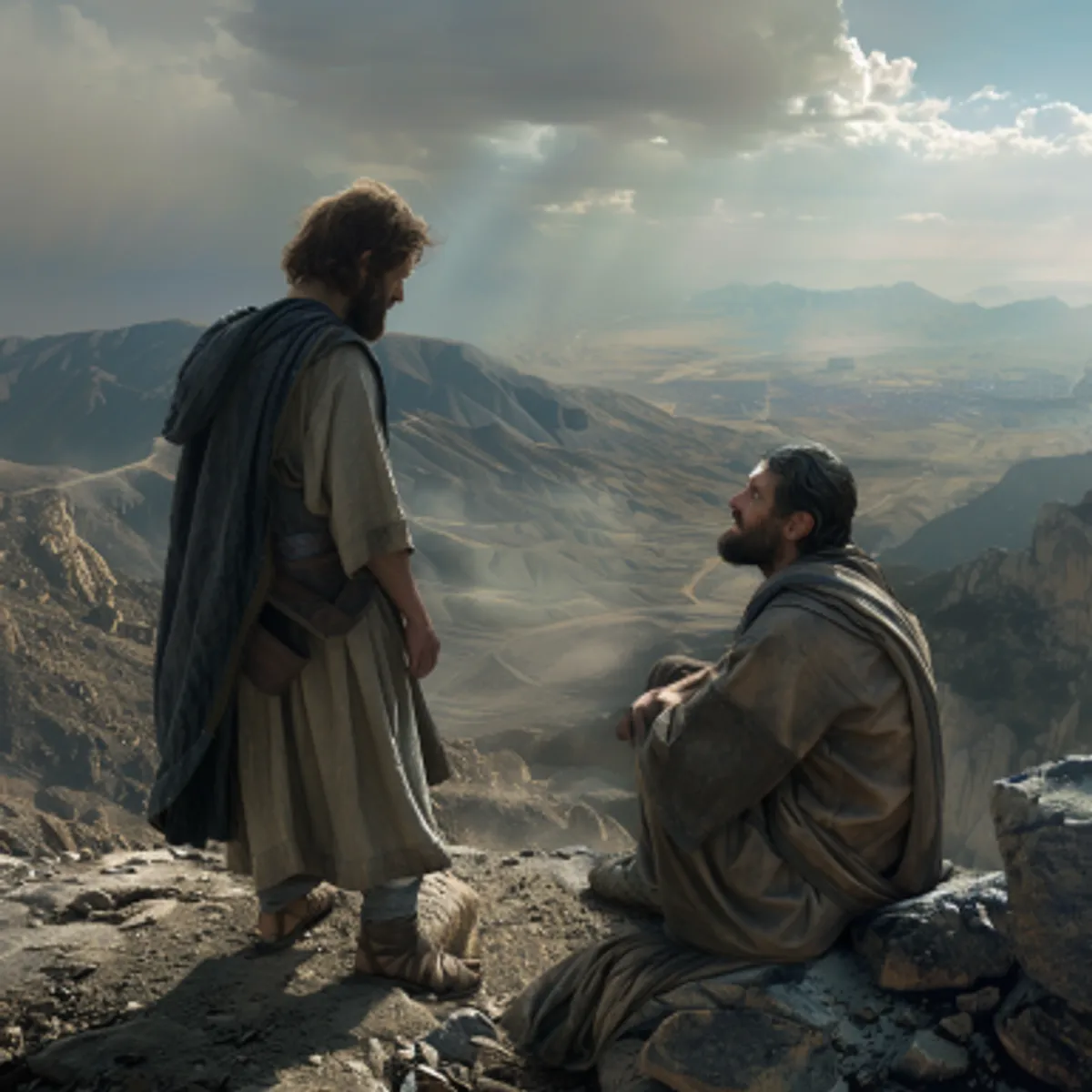 Matthieu 4:8 - Le diable le transporta encore sur une montagne très élevée, lui montra tous les royaumes du monde et leur gloire,