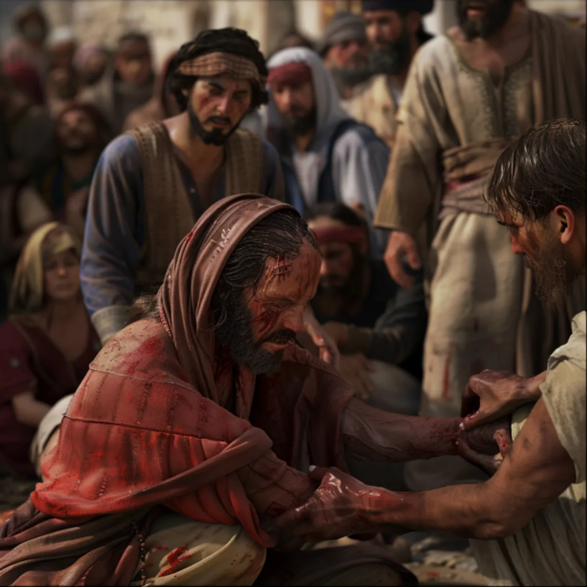 Matthieu 8:1 - Lorsque Jésus fut descendu de la montagne, une grande foule le suivit.