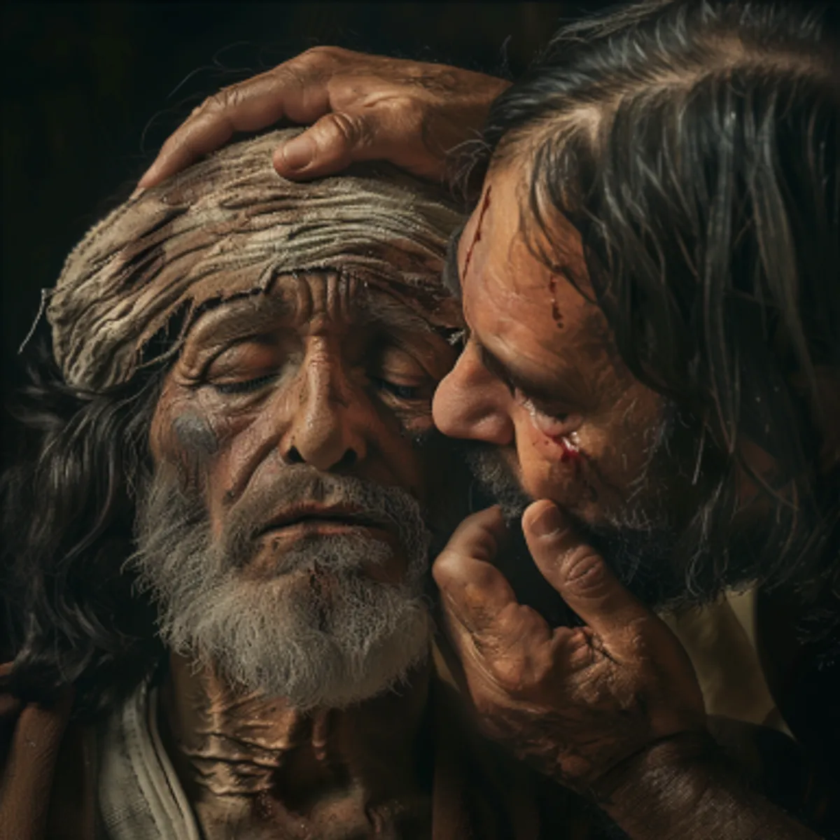 Matteo 9:32 - Ora, come que’ ciechi uscivano, ecco, gli fu presentato un uomo mutolo, indemoniato.