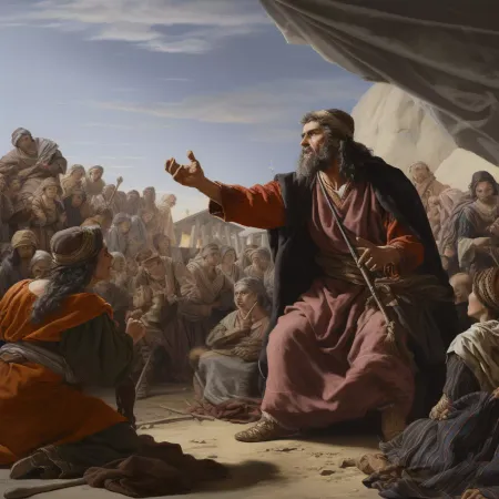 Miriam and Aaron Oppose Moses