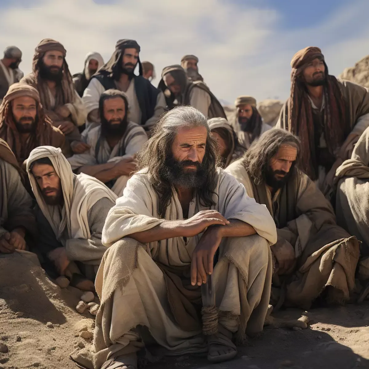 Liczby 14 - Izraelici buntują się i są skazani na wędrówkę na pustyni.