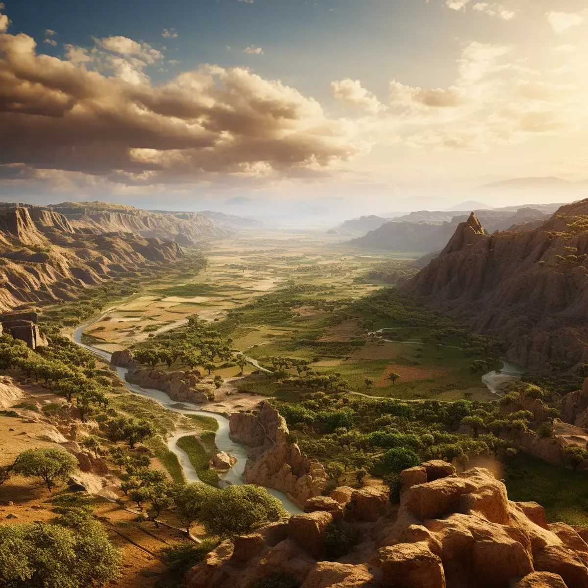 Liczby 34 - Granice Ziemi Kanaan.