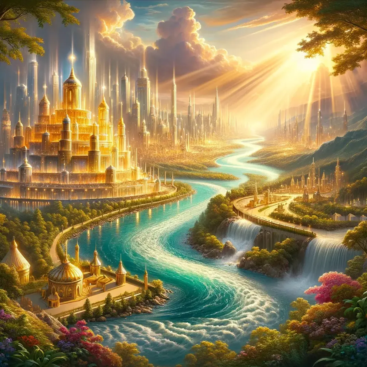 시편 46:4 - 한 시내가 있어 나뉘어 흘러 하나님의 성 곧 지극히 높으신 자의 장막의 성소를 기쁘게 하도다