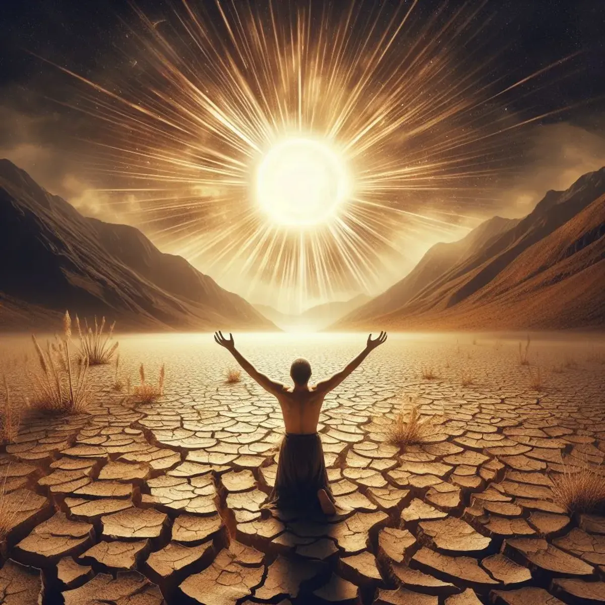 Psalm 63:1 - Ein Psalm Davids, da er war in der Wüste Juda. Gott, du bist mein Gott; frühe wache ich zu dir. Es dürstet meine Seele nach dir; mein Fleisch verlangt nach dir in einem trockenen und dürren Land, wo kein Wasser ist.