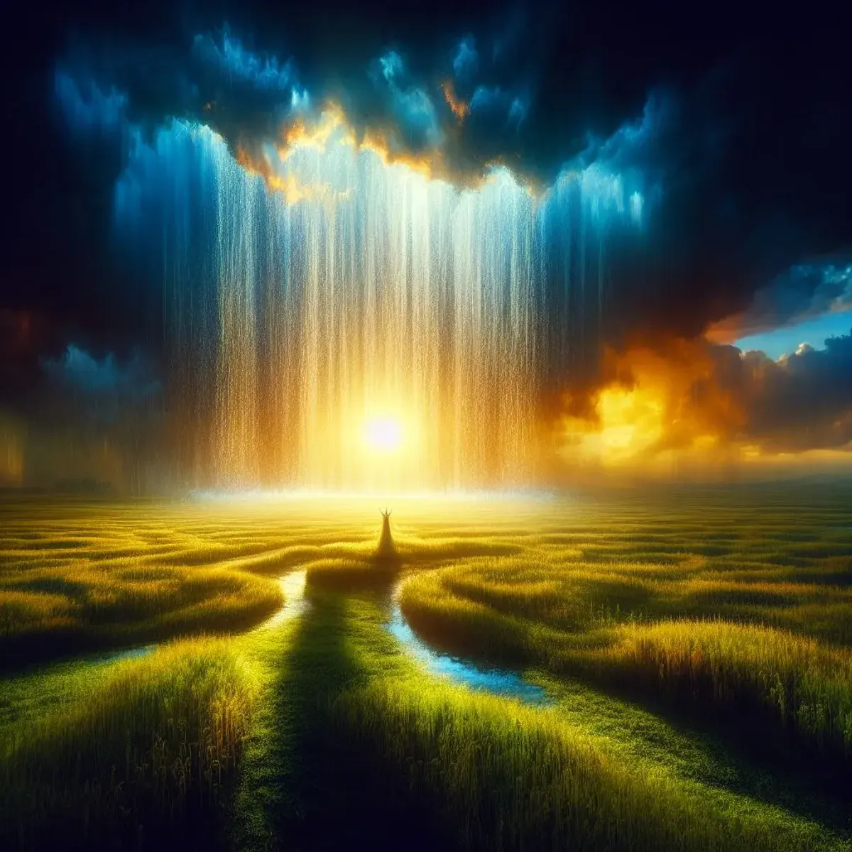 詩編 72:6 - かれは苅とれる牧にふる雨のごとく地をうるほす白雨のごとくのぞまん