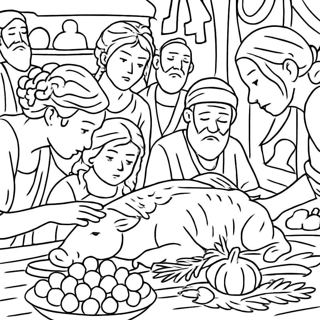 Pesach Omalovánka