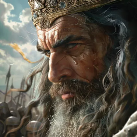 Áchab portrait