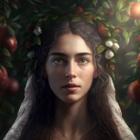 Illustrazione IA: Eva - Madre di tutta l'umanità